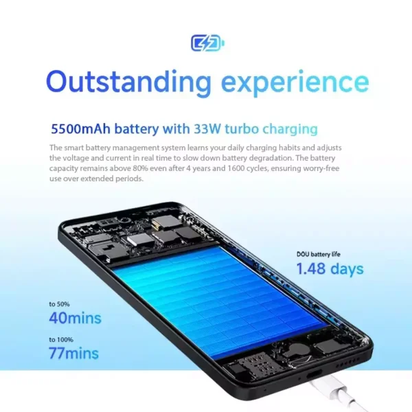 Smartphone Xiaomi Redmi Note 14 Dual Sim 256GB 8GB RAM - Imagem 5
